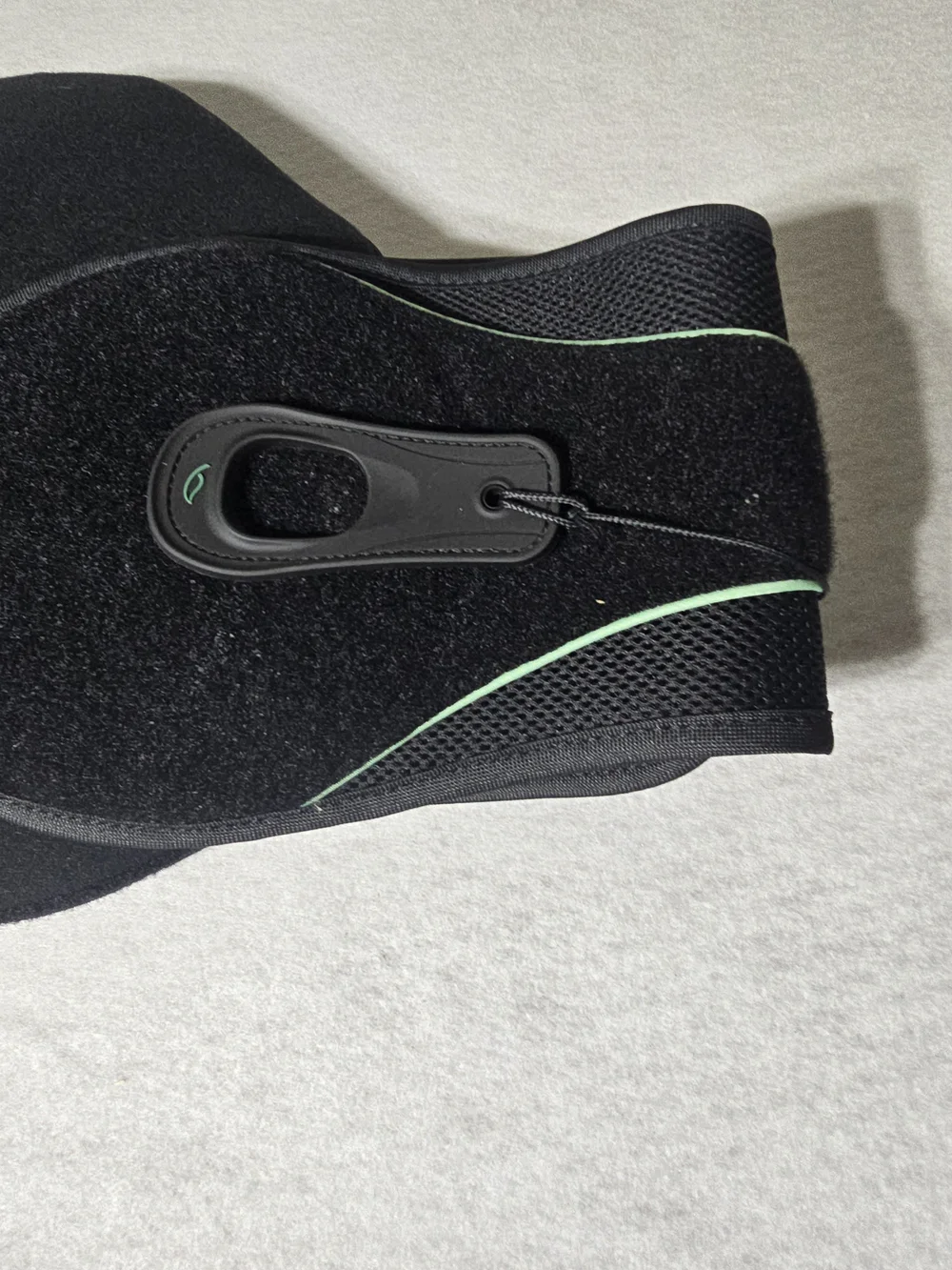 Black Lumbar Support Belt with Adjustable Straps Size M/L